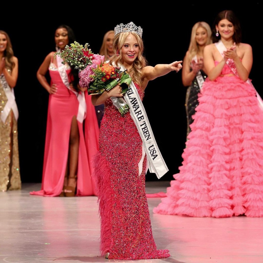 Joven hace historia al convertirse en la primera Miss Delaware Teen USA con síndrome de&nbsp;Down