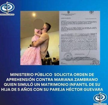 El Ministerio Publicó solicitó una orden de aprehensión contra una pareja en Caracas por abuso sexual sobre una niña de cinco años, hija de la&nbsp;acusada.