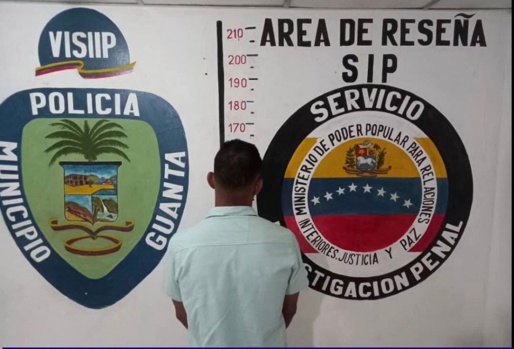 Aprehendido un sujeto en Guanta por presunta violencia de género contra su&nbsp;pareja