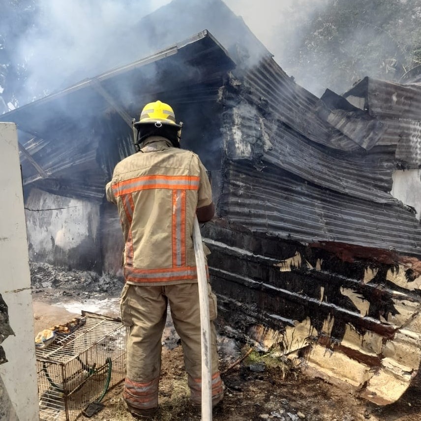 Se incendió una vivienda en el sector La Confianza de&nbsp;Barcelona
