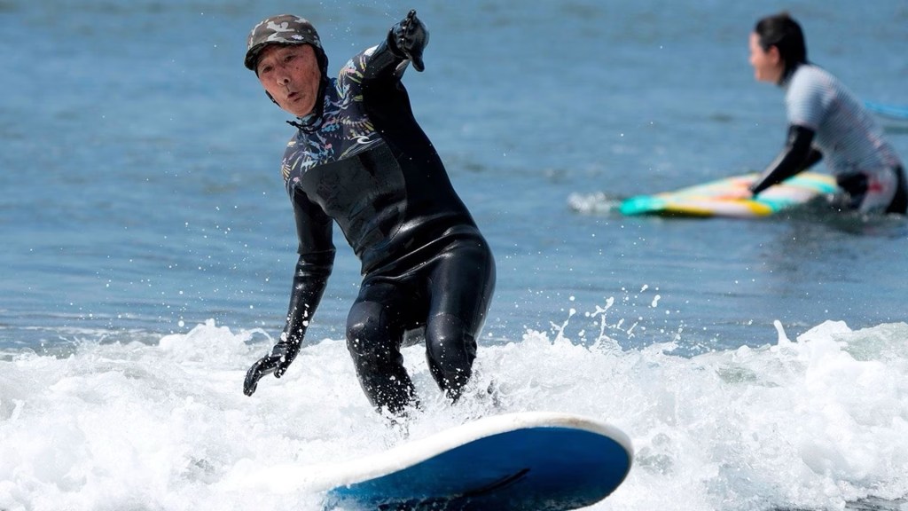 Japonés de 90 años conquista el Récord Guinness de&nbsp;surf