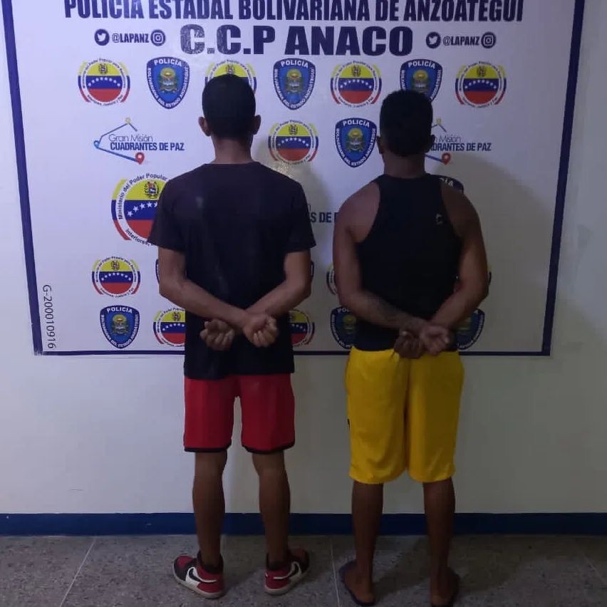 Detenidos cuatro sujetos en Anaco por posesión de presunta&nbsp;droga