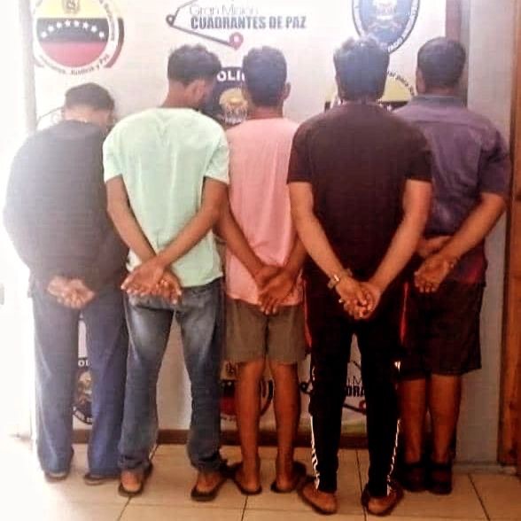 Capturados cinco sujetos armados por presunto robo de ganado en el sector&nbsp;Cambural