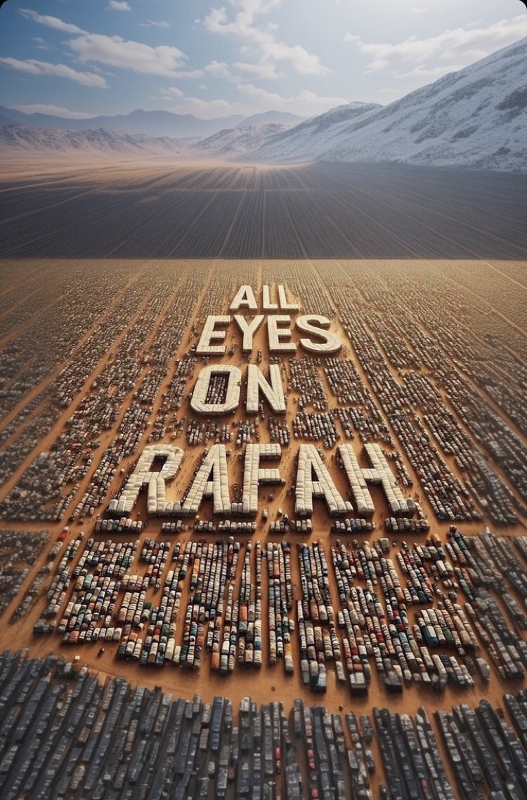 All Eyes on Rafah, La campaña viral en redes&nbsp;sociales