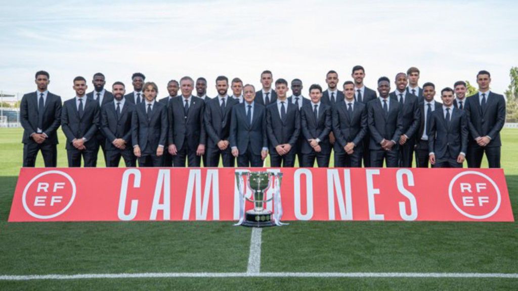 Real Madrid recibe trofeo de campeón de la&nbsp;Liga
