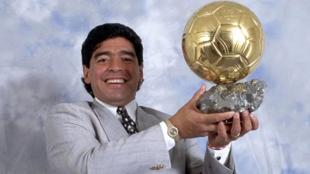 Francia incauta el Balón de Oro mundialista de&nbsp;Maradona