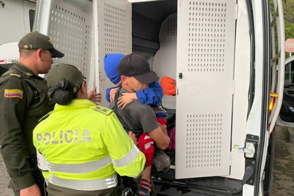 Policía colombiana rescató a más de 20 niños venezolanos en situación de&nbsp;calle