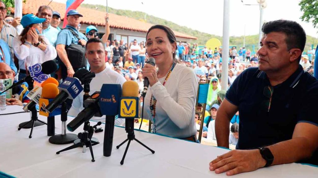 Machado: A nosotros nadie nos saca del camino&nbsp;electoral