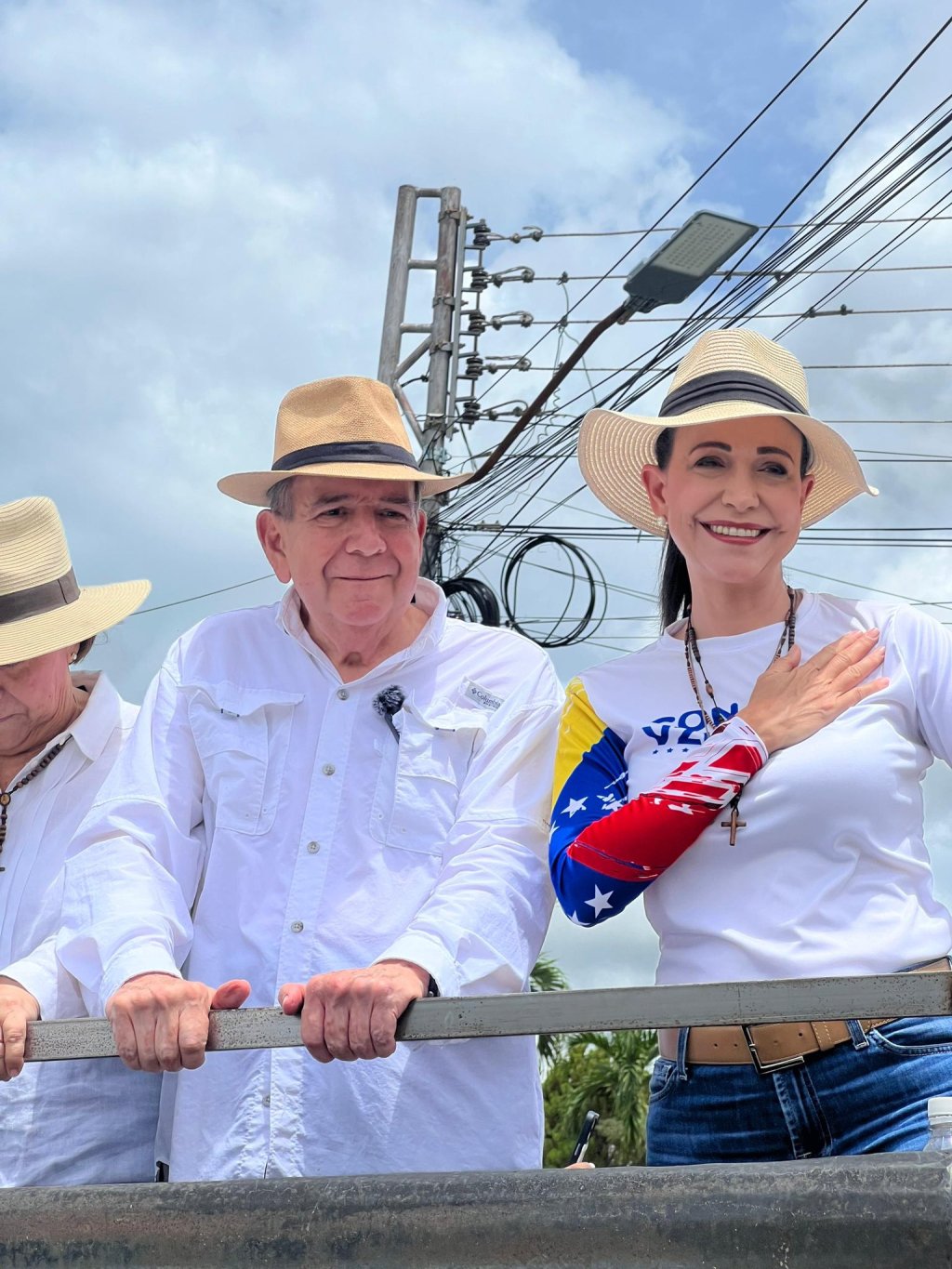 Retuvieron camión que perifoneaba visita de Edmundo González y María Corina Machado en&nbsp;Anzoátegui