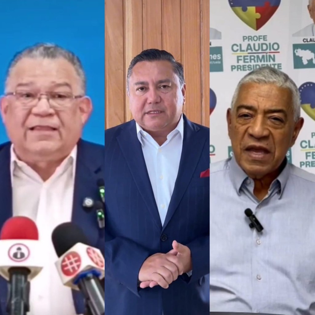 Candidatos Márquez, Bertucci y Claudio Fermín piden verificar votos “ante la duda razonable del pueblo”&nbsp;[Vídeo]