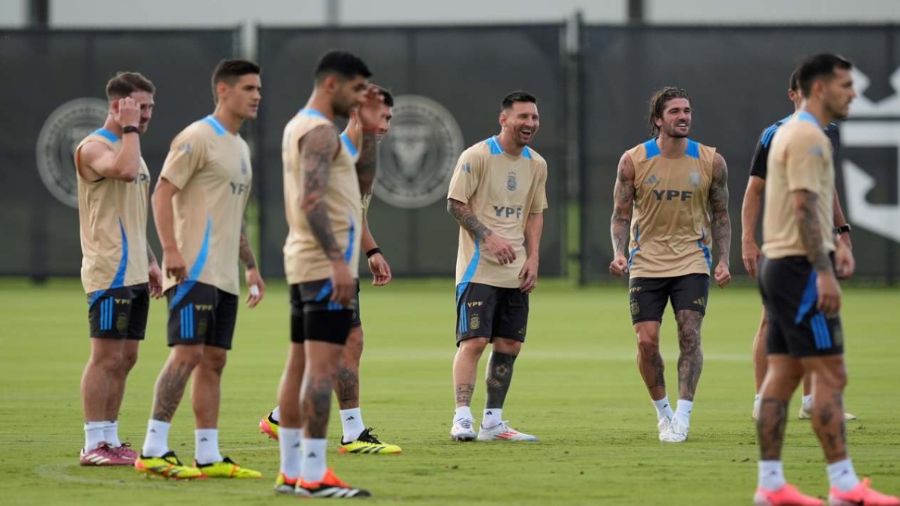 Argentina comienza a prepararse para la final de la Copa&nbsp;América