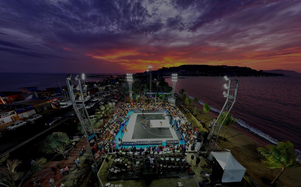 En Lechería inauguraron «Parque Caribe» una cancha de baloncesto a la orilla de la&nbsp;playa