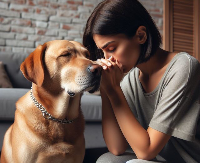 Los perros detectan nuestro estrés a través del&nbsp;olfato