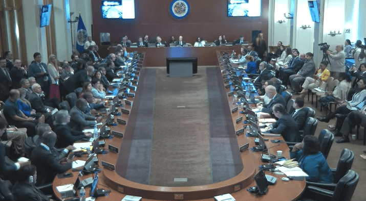 La OEA llama a «la paz» a través de un comunicado de su Secretaria&nbsp;General