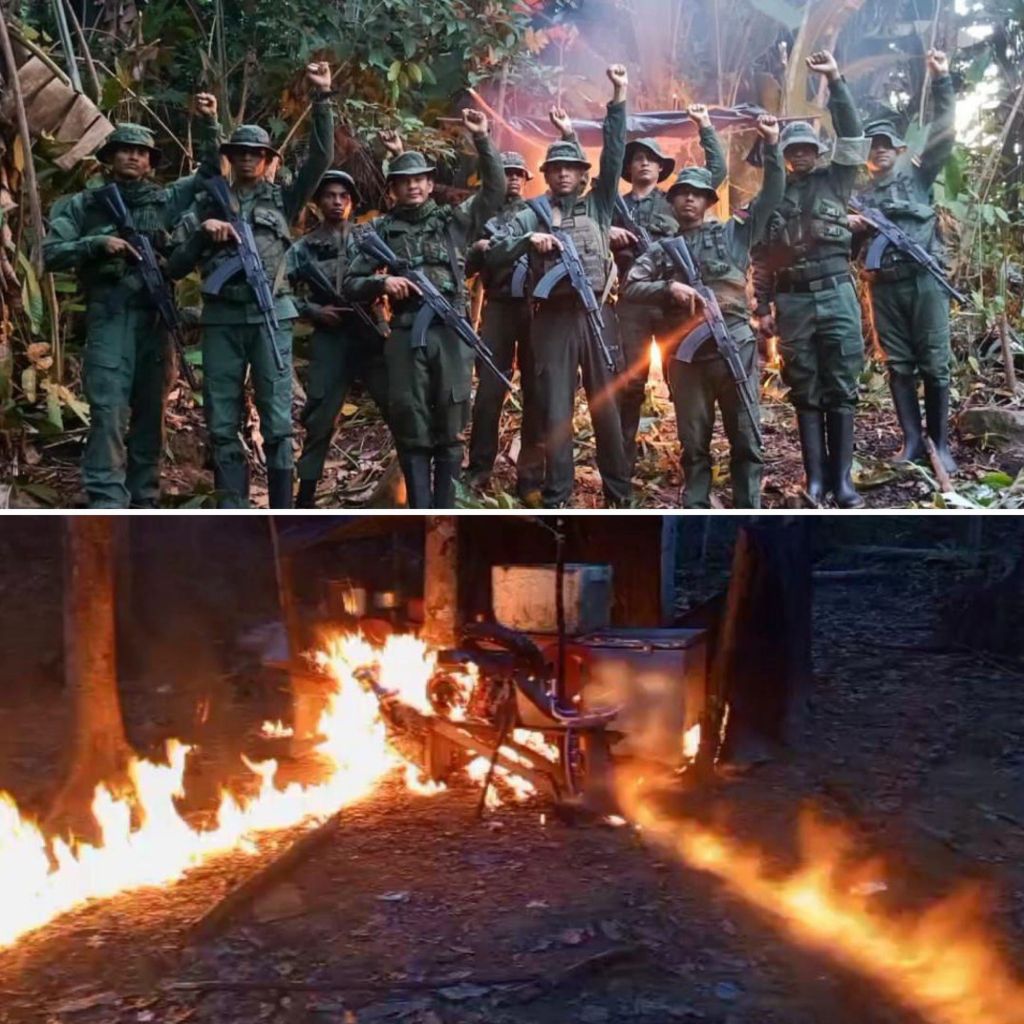 FANB desmanteló campamentos de minería ilegal en&nbsp;Amazonas