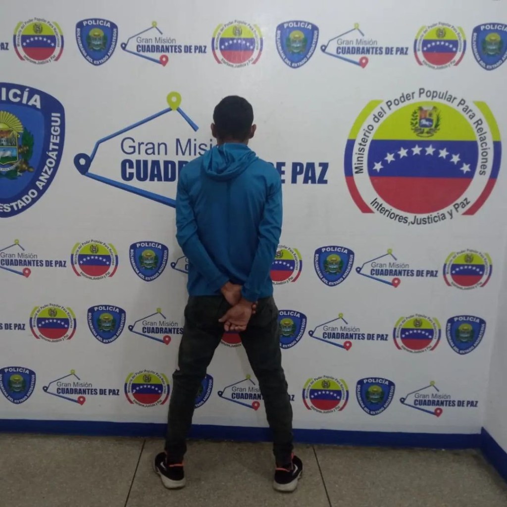 Detenido sujeto por hurto en comercio del municipio Simón&nbsp;Rodríguez