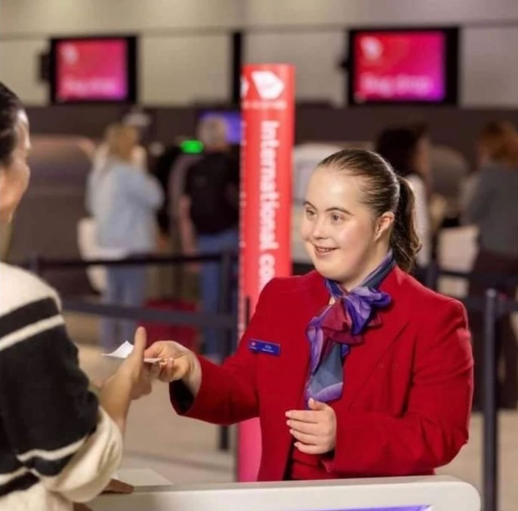 Aerolínea australiana contrata su primera empleada con Síndrome de&nbsp;Down