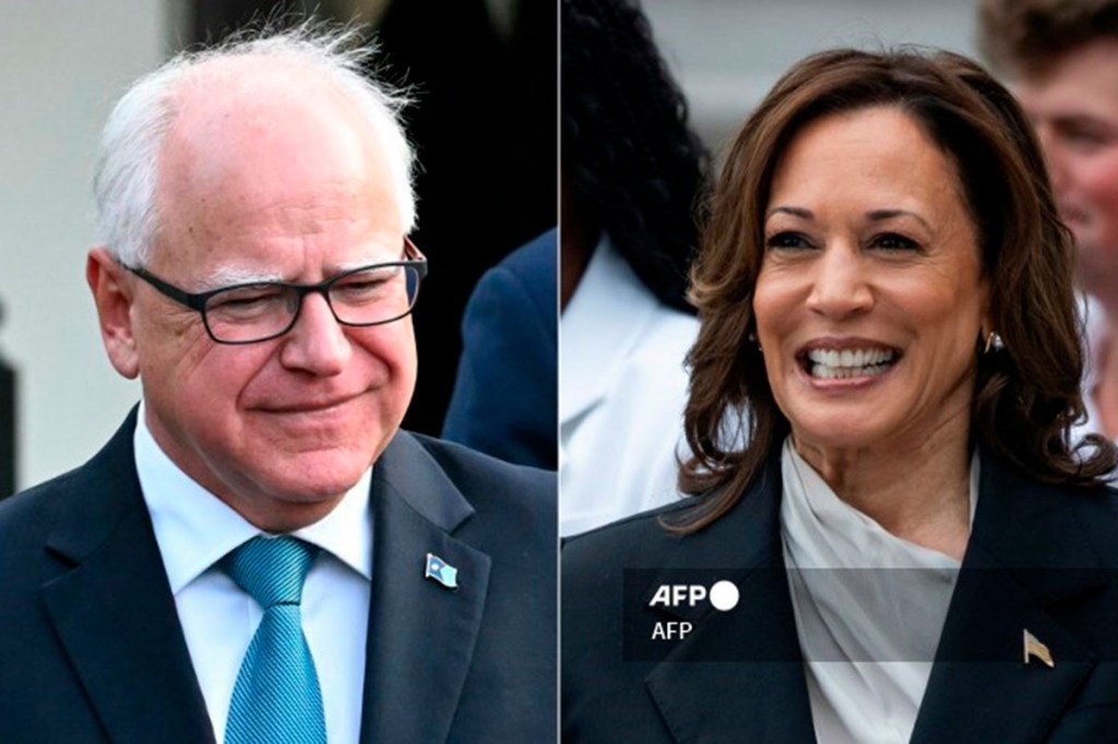 Kamala Harris eligió a Tim Walz como su compañero de&nbsp;fórmula