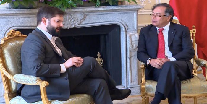 Boric y Petro conversaron sobre situación en&nbsp;Venezuela