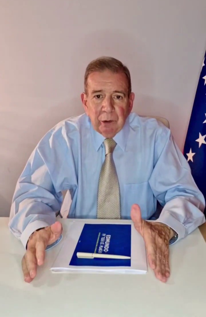 Edmundo González: “Tenemos los votos, las actas, el apoyo de la comunidad y a los venezolanos decididos a&nbsp;luchar”