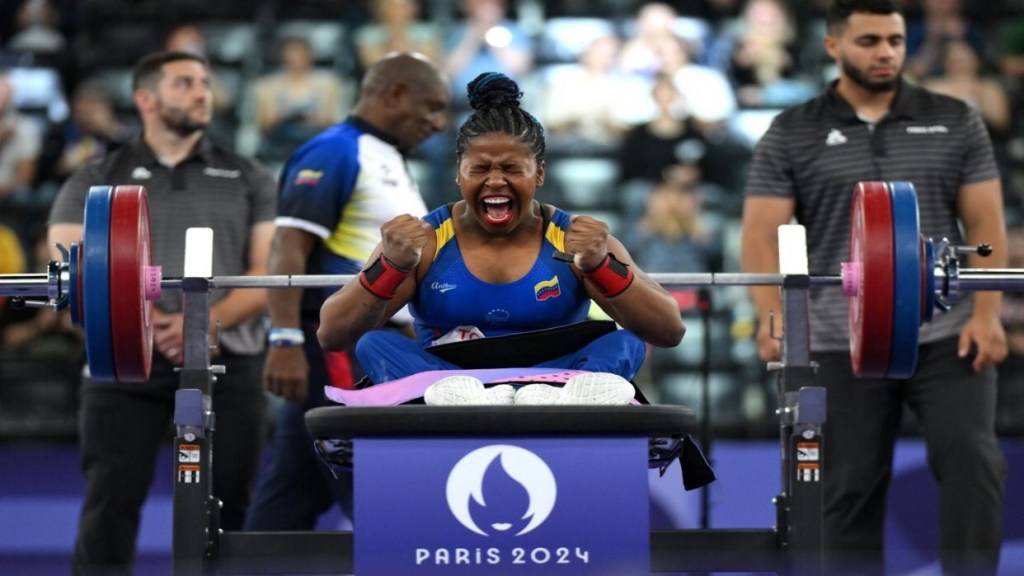La venezolana Clara Fuentes ganó medalla de oro en halterofilia en los Paralímpicos de&nbsp;París&nbsp;