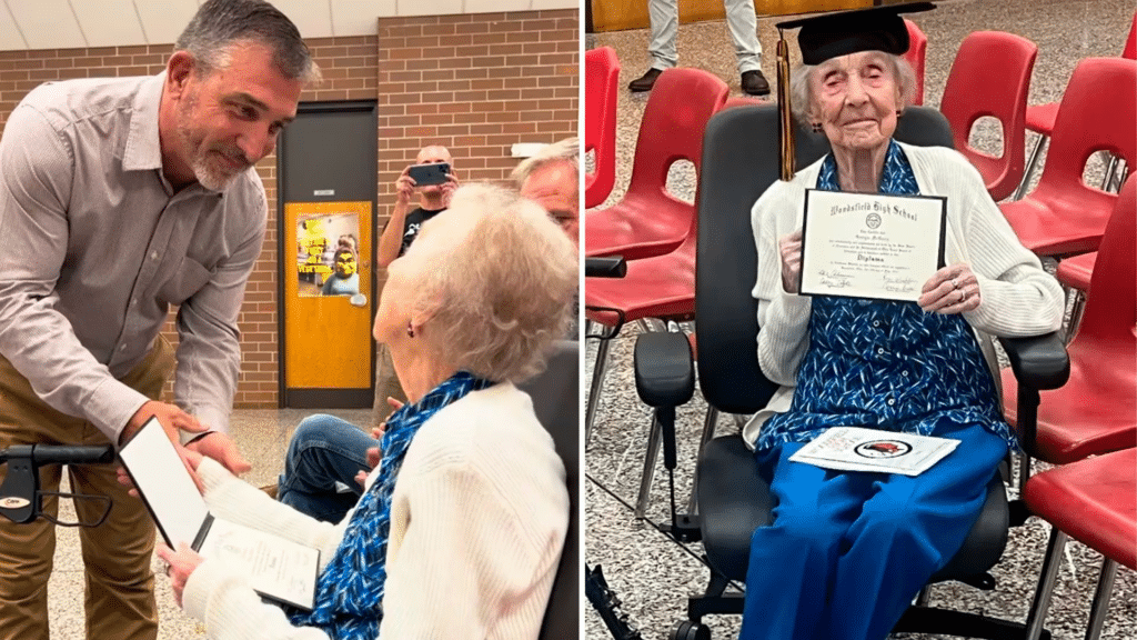 Mujer 99 años se graduó tras haber abandonado sus estudios por la Segunda Guerra&nbsp;Mundial&nbsp;