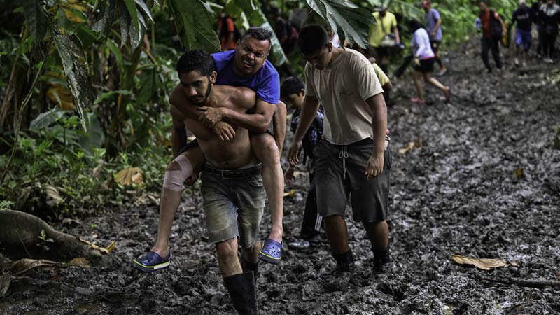Alrededor de 3.000 venezolanos de entre 30 y 40 años cruzan el Darién a&nbsp;diario&nbsp;