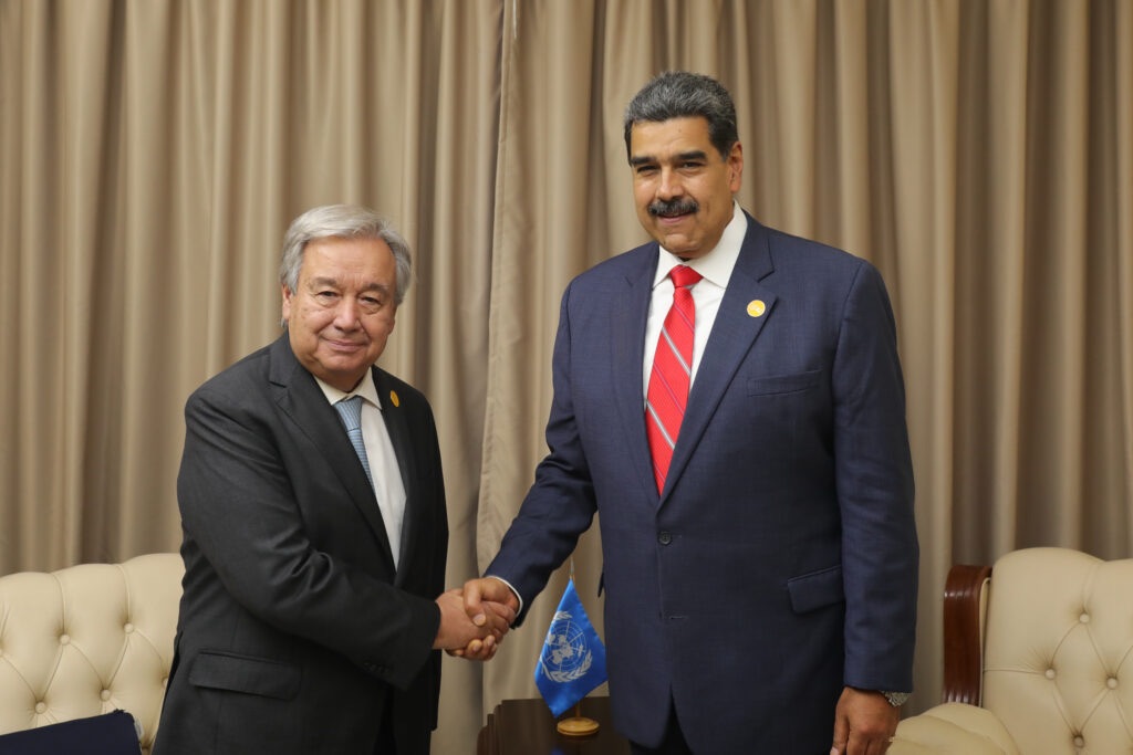 Secretario de la ONU habló hoy con presidente Maduro sobre situación&nbsp;venezolana