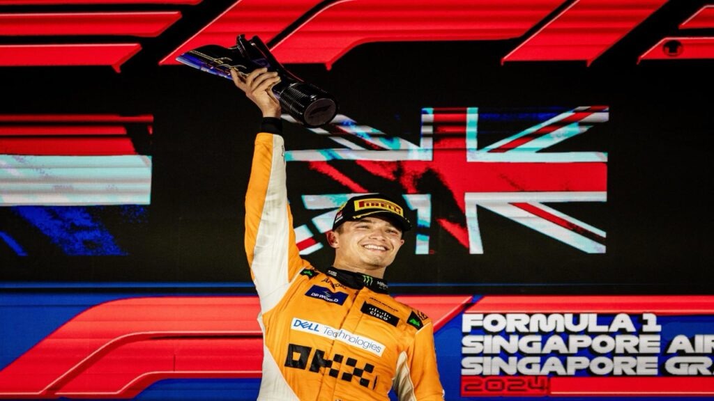 Lando Norris y  un triunfo contundente en&nbsp;Singapur