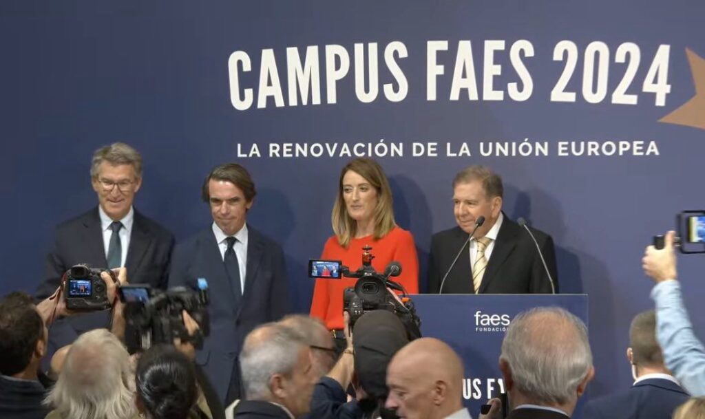 Presidenta del Parlamento Europeo se reunió con Edmundo&nbsp;González