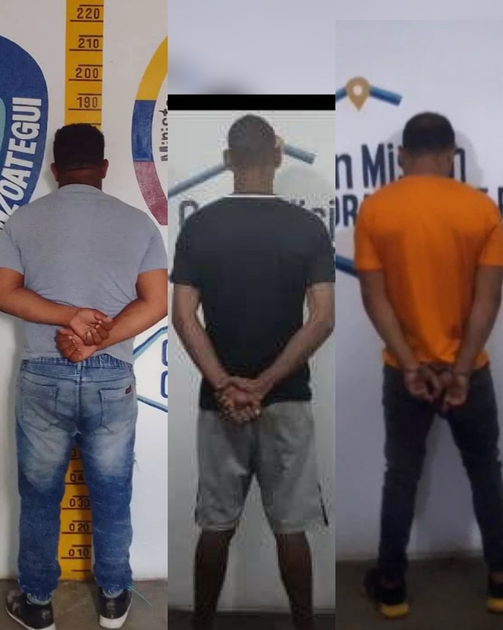 Detenidos tres sujetos requeridos por diferentes delitos en los municipios Píritu y Simón&nbsp;Bolívar