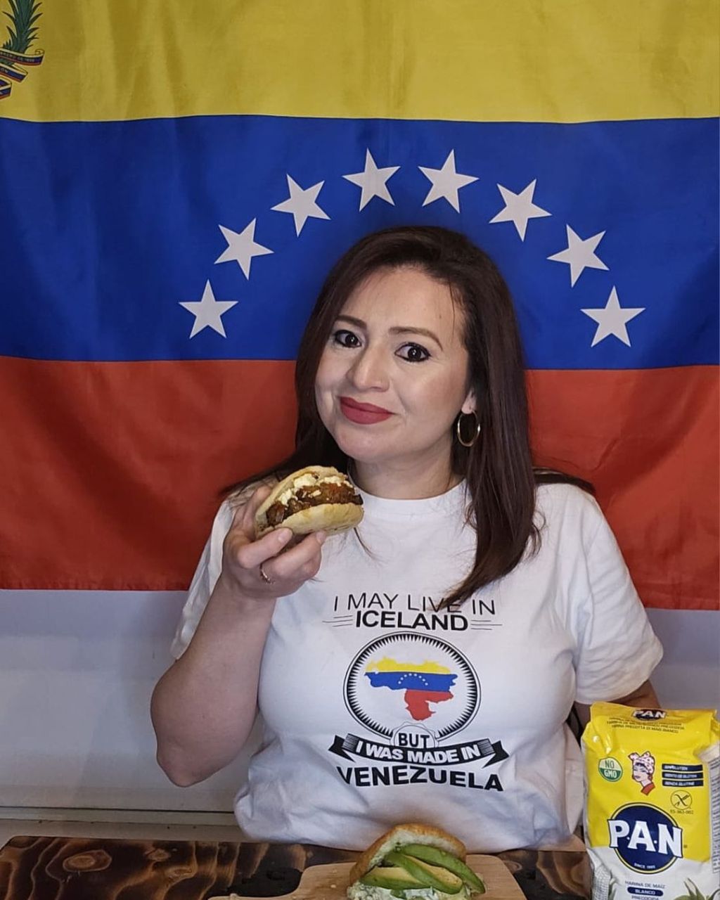 Zuliana es la embajadora de la arepa y comida venezolana en&nbsp;Islandia