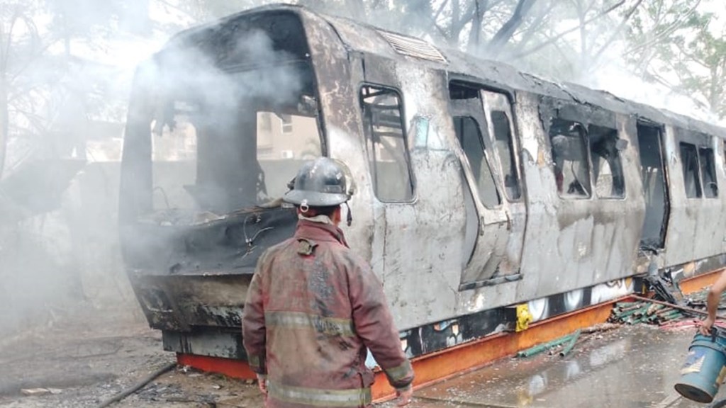 Controlado incendio registrado en el Museo de Transporte de Los Dos&nbsp;Caminos
