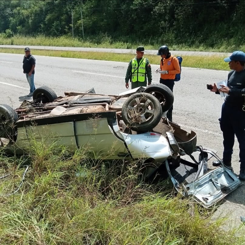 Seis lesionados por accidente de tránsito en la Troncal&nbsp;16