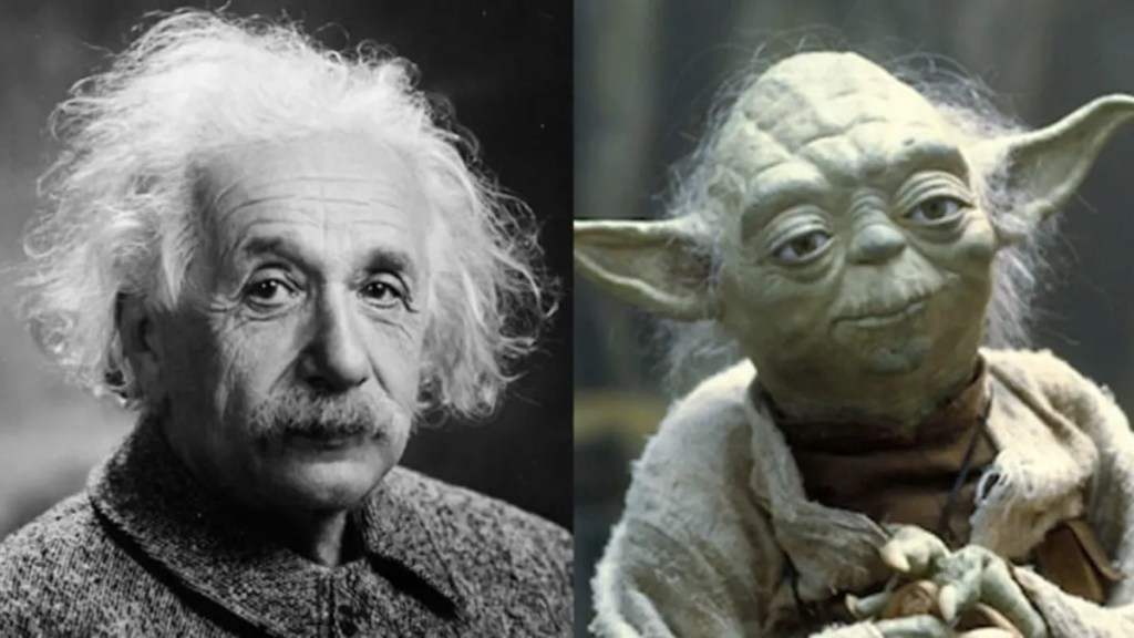 Confirman que Yoda de “Star Wars” está inspirado en&nbsp;Einstein