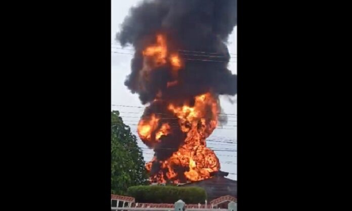 Al menos 18 heridos deja segunda explosión en tanque que arde en Pdvsa La Salina en&nbsp;Cabimas
