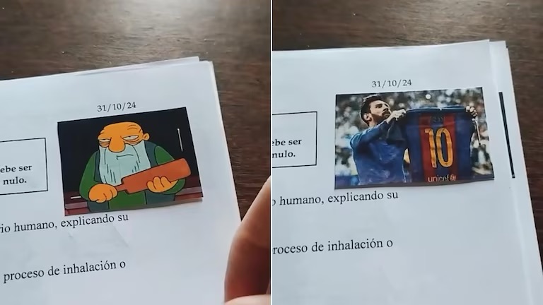 Profesora revoluciona las redes sociales al corregir los exámenes de sus alumnos con&nbsp;memes&nbsp;