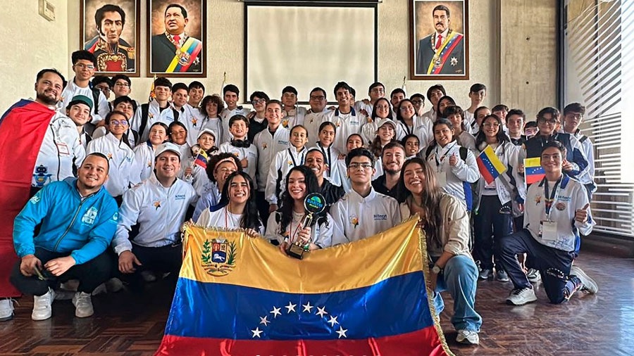 Arribó a Venezuela delegación nacional campeona de la Olimpiada Mundial de&nbsp;Robótica