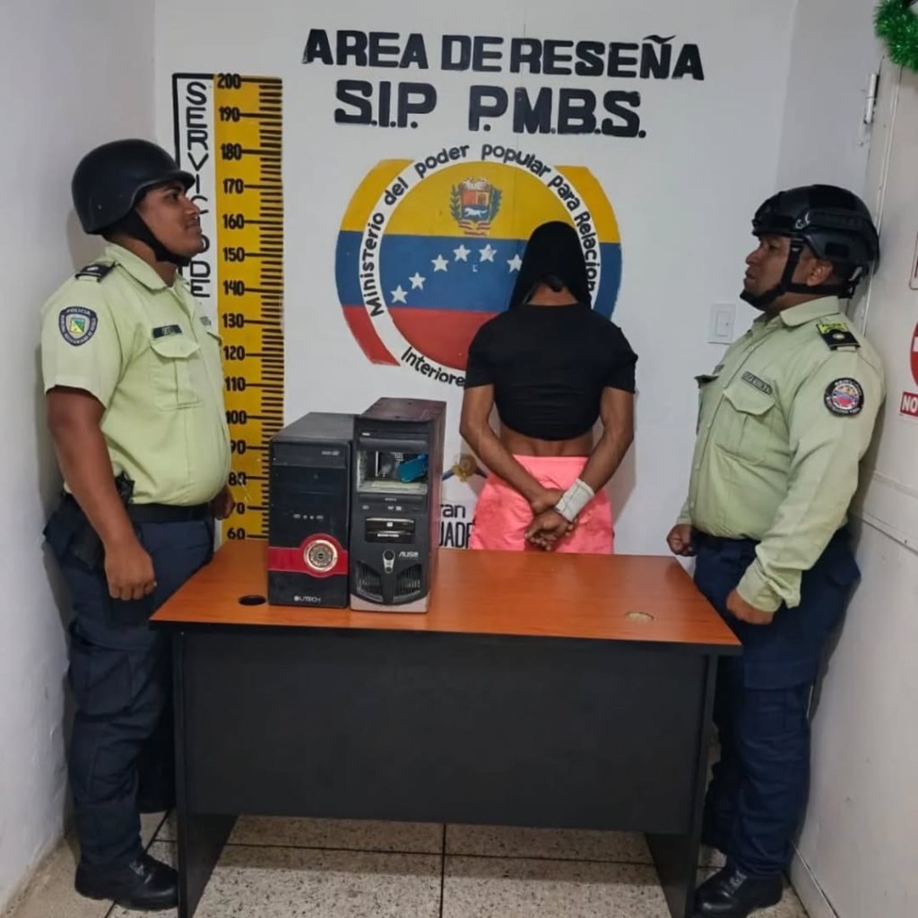 Detuvieron a un hombre por intentar robar CPU en escuela de Puerto La&nbsp;Cruz