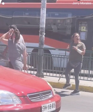 Repartidor venezolano agredido brutalmente por pareja chilena en&nbsp;Santiago