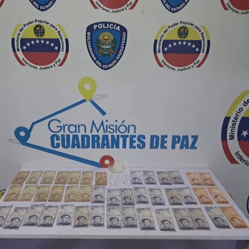 En Anzoátegui fueron detenidas dos personas con posesión de presunta&nbsp;drogra