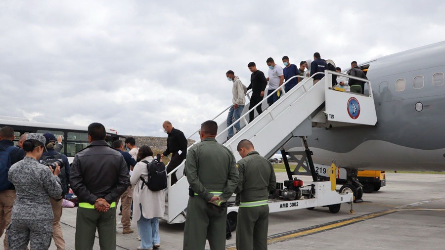 Llega a Colombia un tercer avión con deportados de&nbsp;EE.UU.