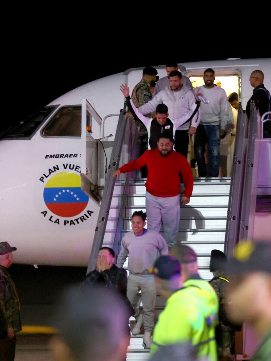 Primeros vuelos con migrantes venezolanos deportados de Estados Unidos llegó a&nbsp;Maiquetía