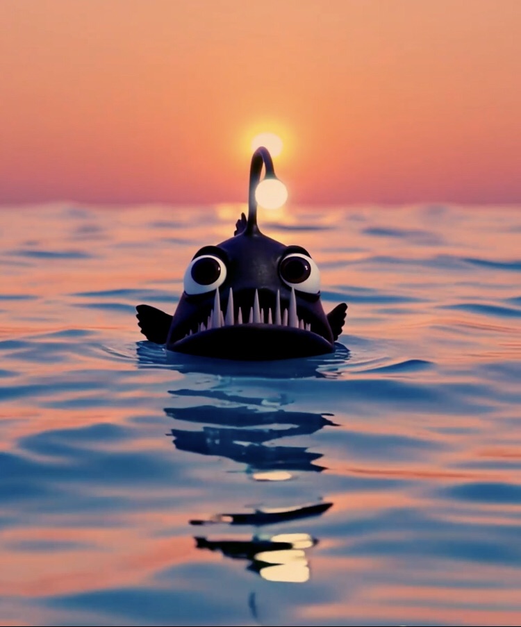 Crean un emotivo corto animado inspirado en el «pez diablo» negro que emergió del fondo del&nbsp;mar&nbsp;