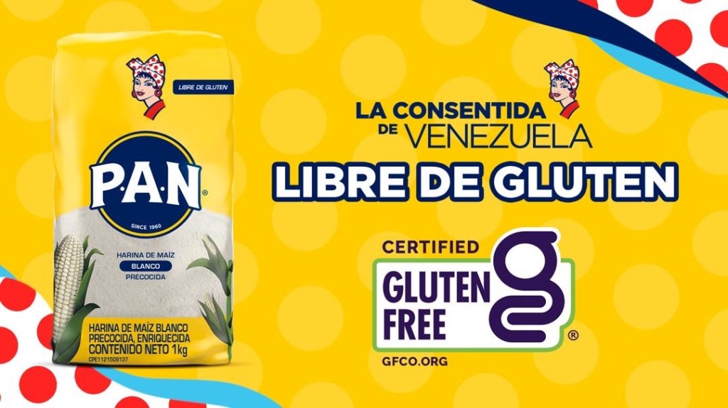 P.A.N.: la primera harina precocida de maíz con certificación GFCO libre de gluten en&nbsp;Venezuela