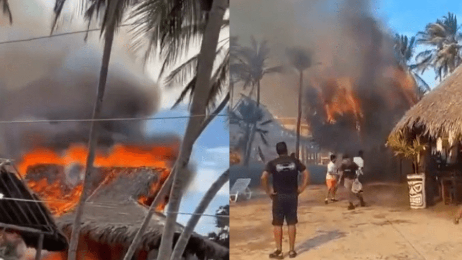 Hotel Hesperia «Playa El Agua» informó que incendio registrado en una de sus churuatas no causó&nbsp;lesionados