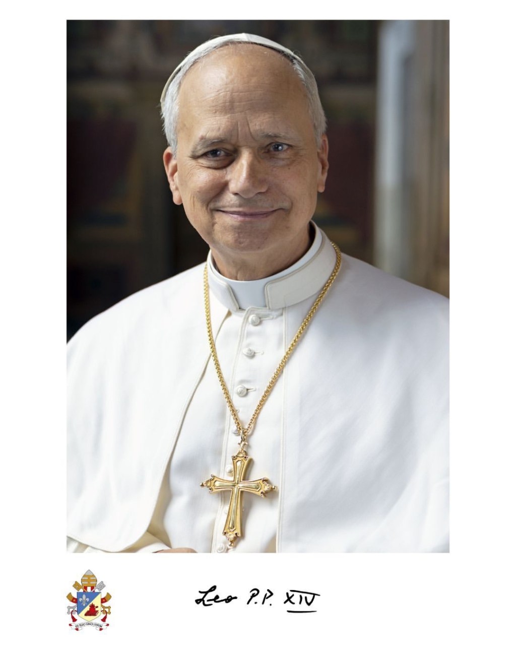 Vaticano difunde la fotografía oficial del Papa León&nbsp;XIV