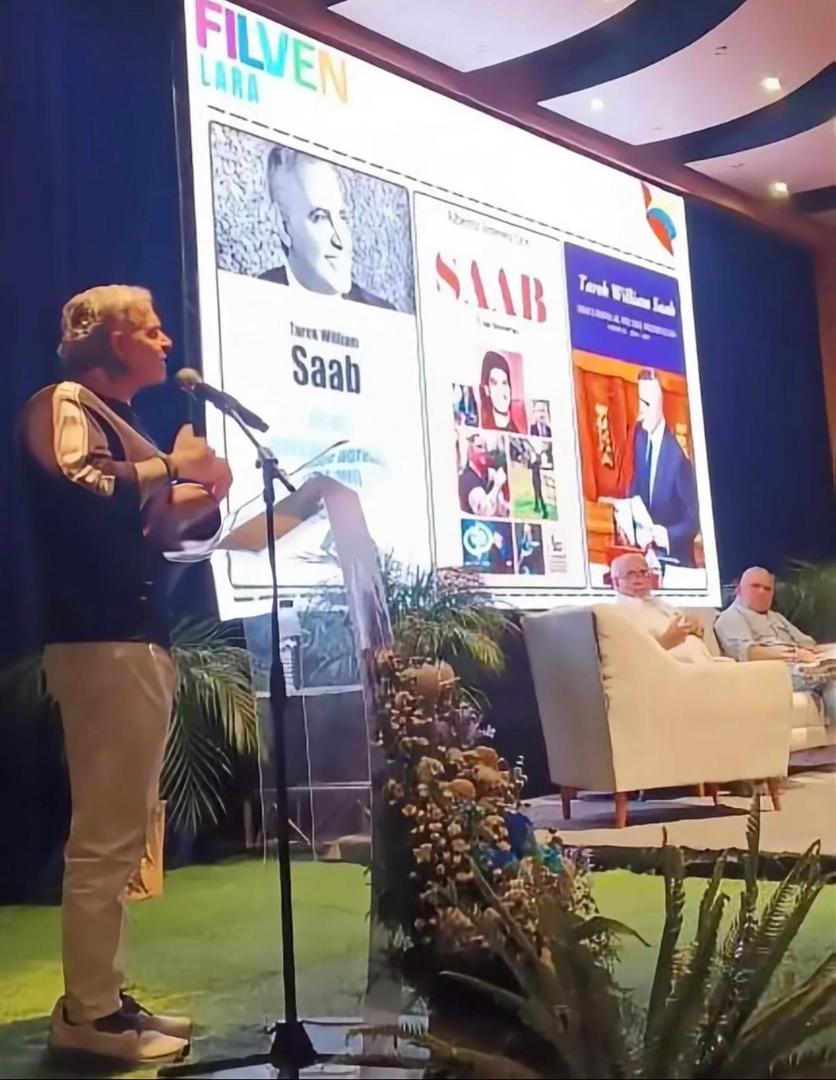 Tarek William Saab presentó sus libros en la Filven de&nbsp;Barquisimeto