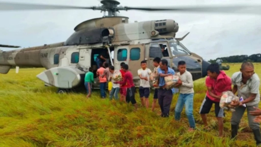 En Apure entregan 6,5 toneladas de alimentos a comunidades indígenas afectadas por&nbsp;lluvias