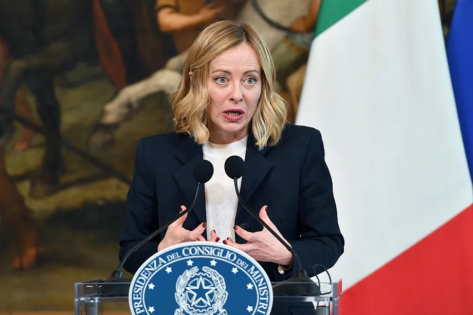 Meloni pide evitar una guerra comercial con EEUU y alaba el cambio de Trump sobre&nbsp;Ucrania